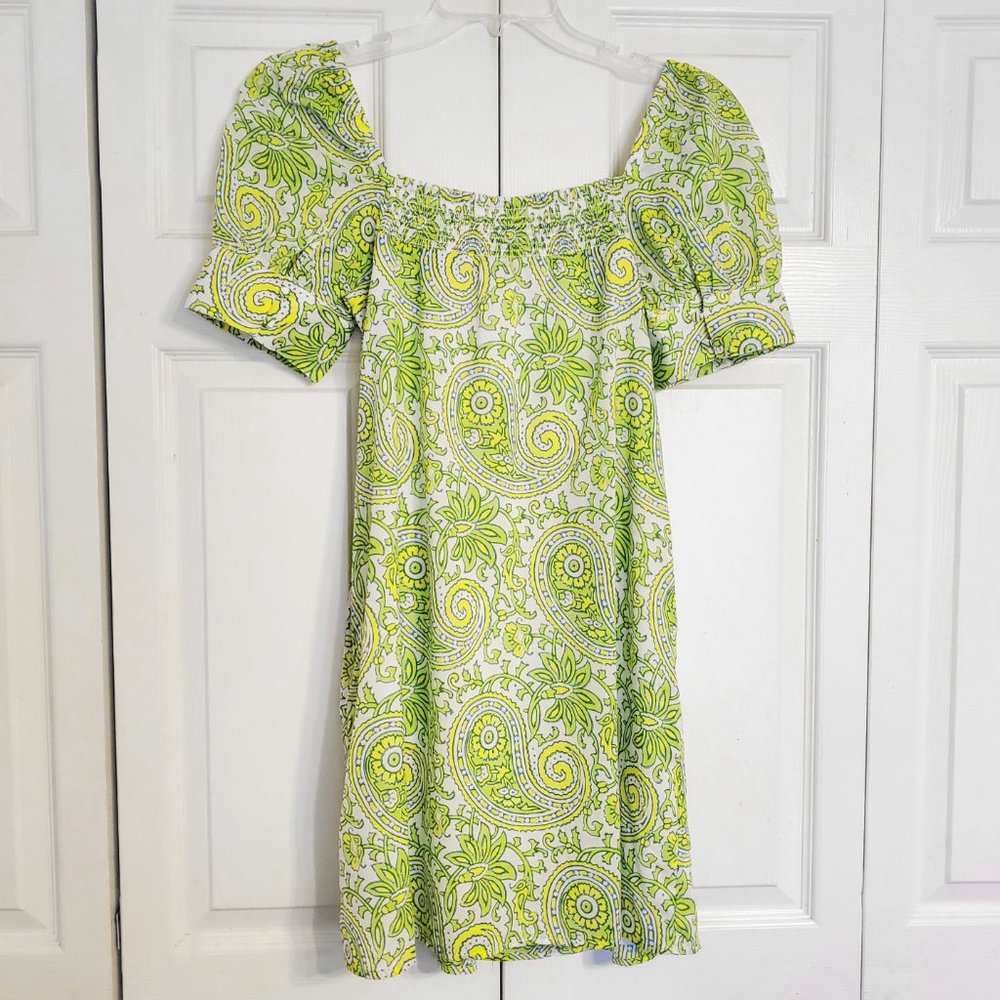 J. Crew SZ Blockprints Paisley Dress - Picture 3 of 11